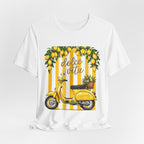 Dolce Vita Lemon Scooter Tee — Vintage Italian Vespa Graphic T-Shirt