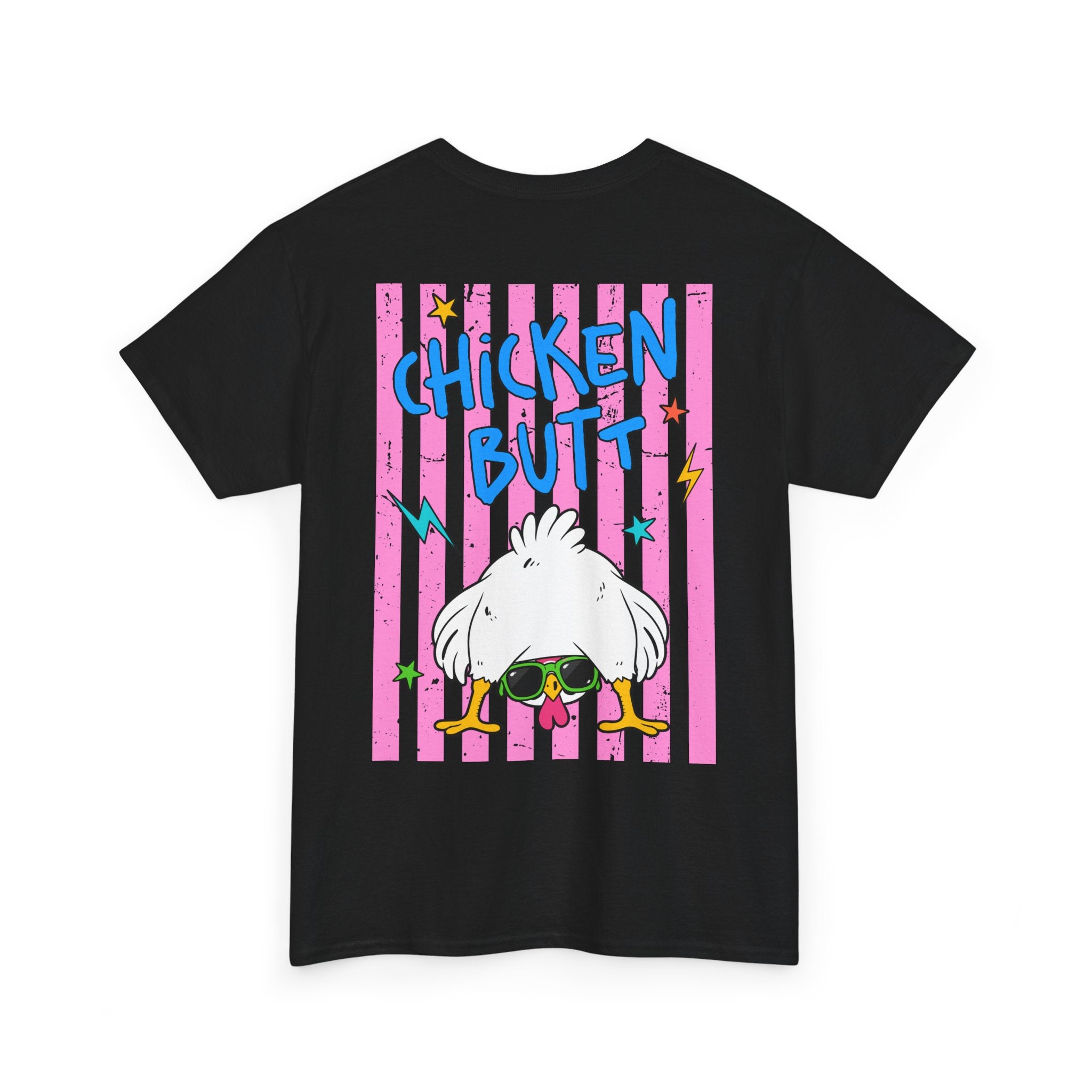 Guess What Chicken Butt Tee | Funny Chicken Graphic Shirt