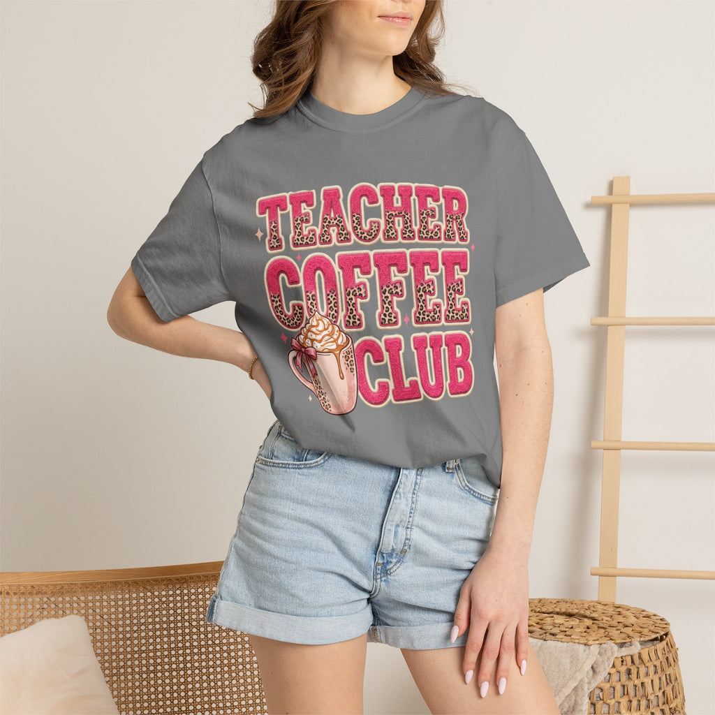 Teacher Coffee Club T-shirt | Coffee Mug Graphic, Teacher Apparel