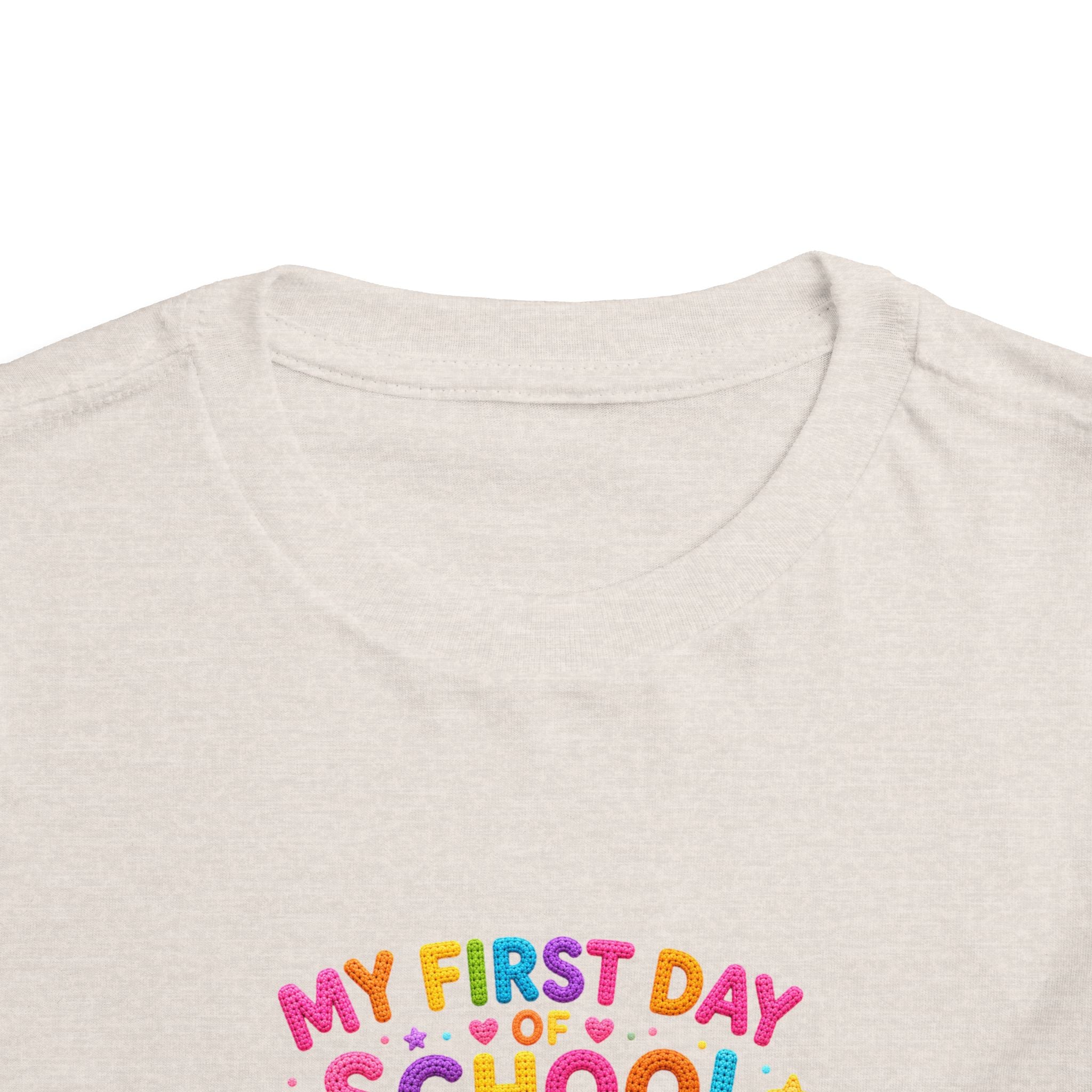 T-shirt enfant « Mon premier jour d'école » avec crocodile | T-shirt de rentrée des classes pour enfants