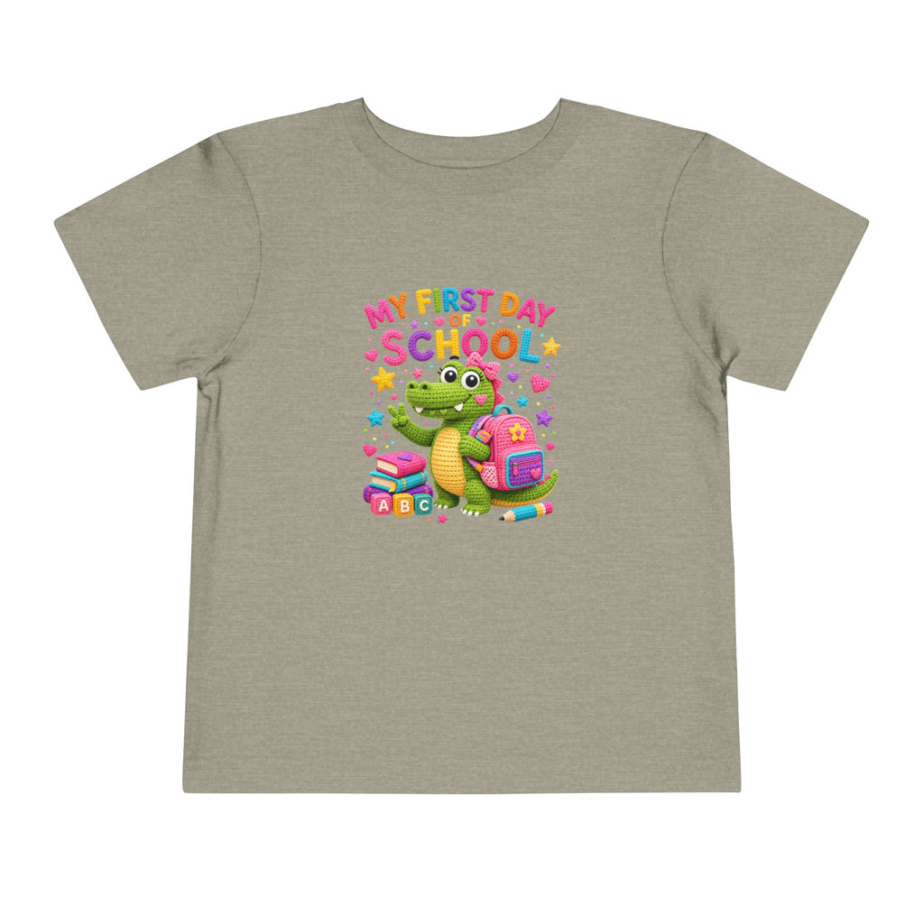My First Day of School Alligator Toddler Tee | Back-to-School Kids Shirt