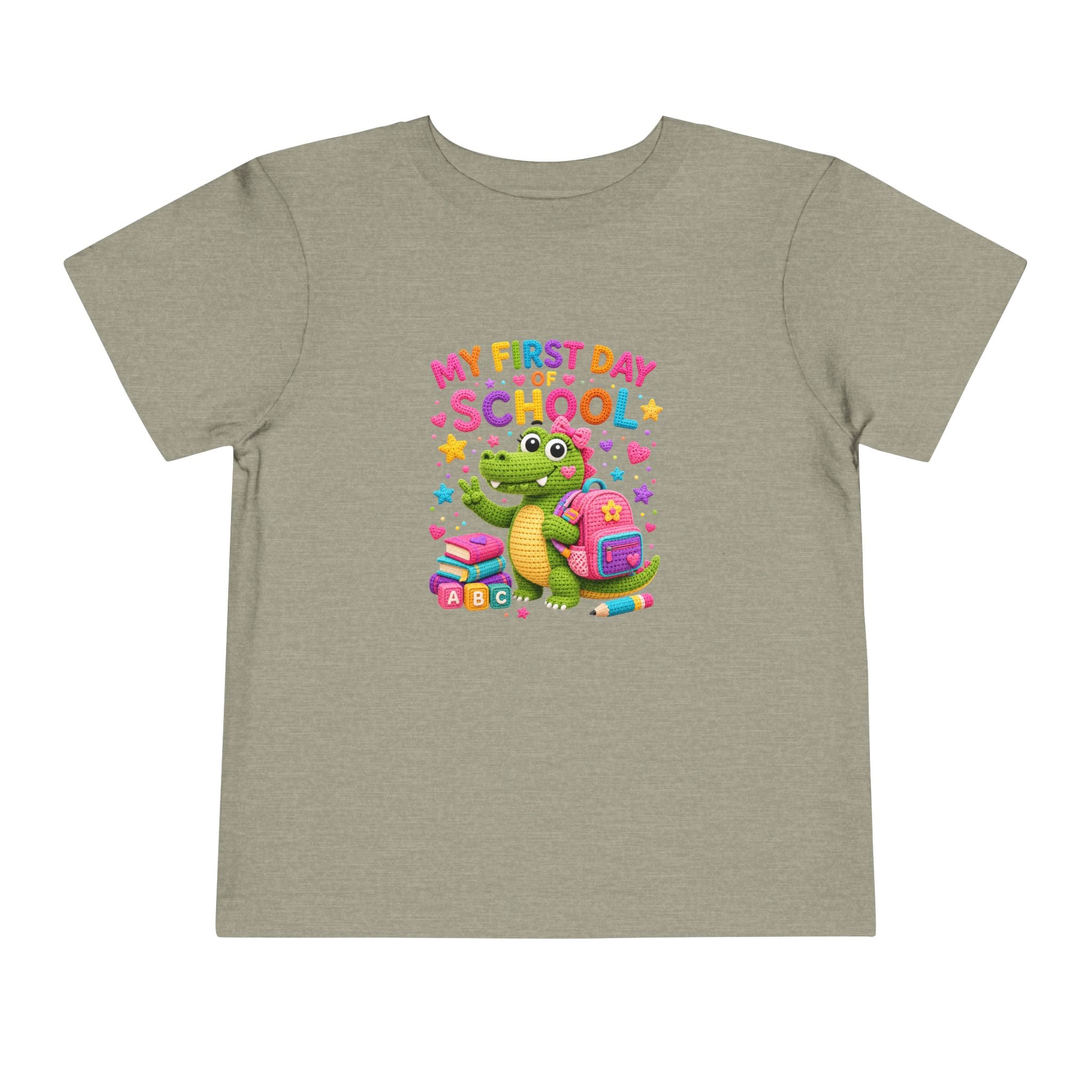 My First Day of School Alligator Toddler Tee | Back-to-School Kids Shirt