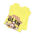 Too Glam To Give A Boo Halloween Tee — Pink Glamorous Costume Shirt
