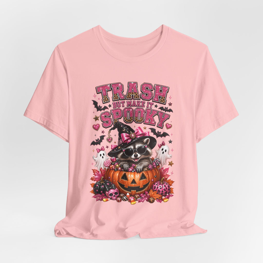 Trash Spooky Tee — Cute Raccoon Halloween Pumpkin Shirt