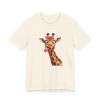 Funny Giraffe Tongue Tee — Cute Animal Graphic T-Shirt