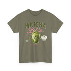Matcha Latte T-Shirt | Iced Matcha Cup Graphic, Green Tea Tee