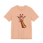 Funny Giraffe Tongue Tee — Cute Animal Graphic T-Shirt