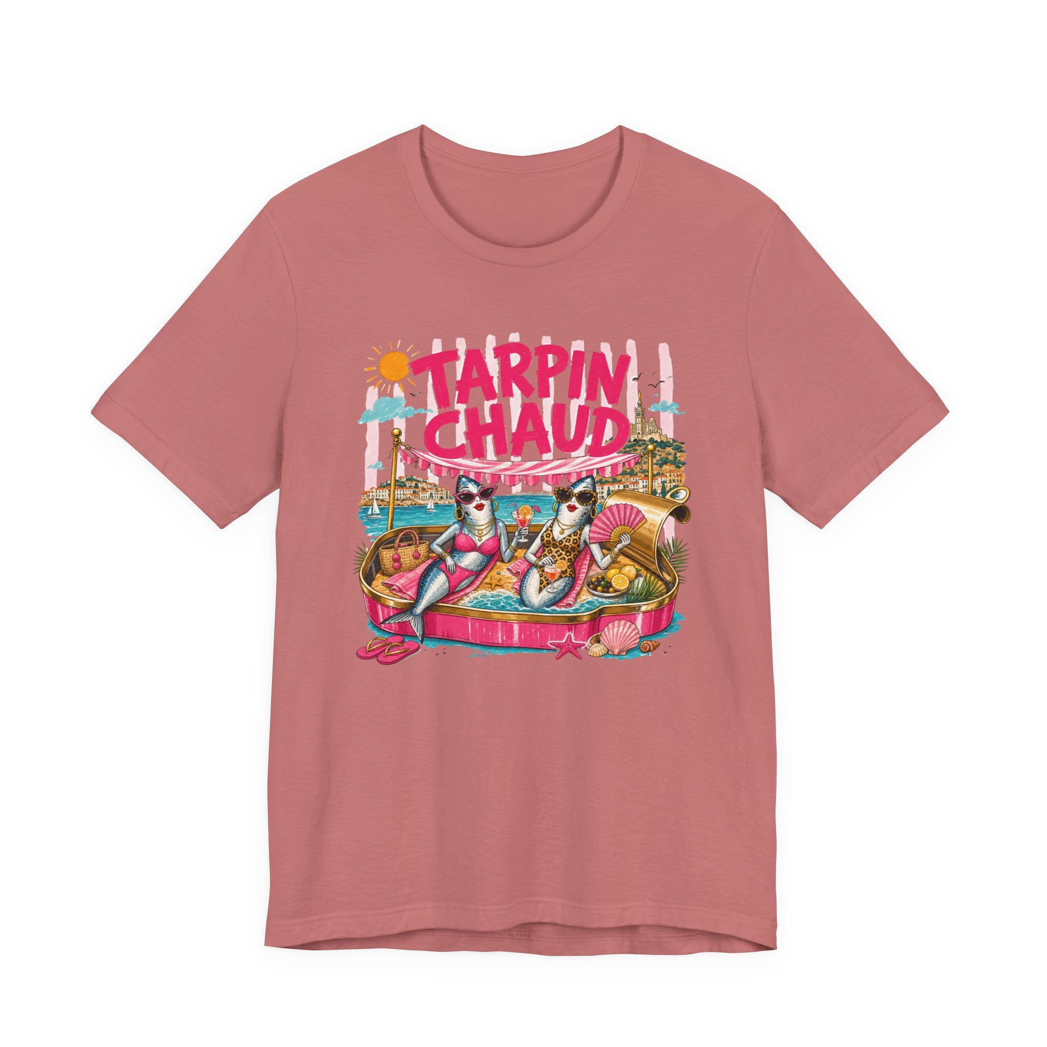 Tarpin Chaud | T-shirt Marrant Sardines de Marseille | T-shirt d'été Côte d'Azur