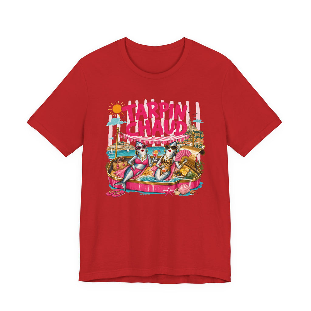 Tarpin Chaud | T-shirt Marrant Sardines de Marseille | T-shirt d'été Côte d'Azur