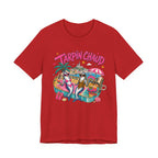 T-shirt – Tee-shirt graphique « Tarpin Chaud » ambiance tropicale plage