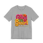 God Is Good all the time T-Shirt | Floral Retro Typography