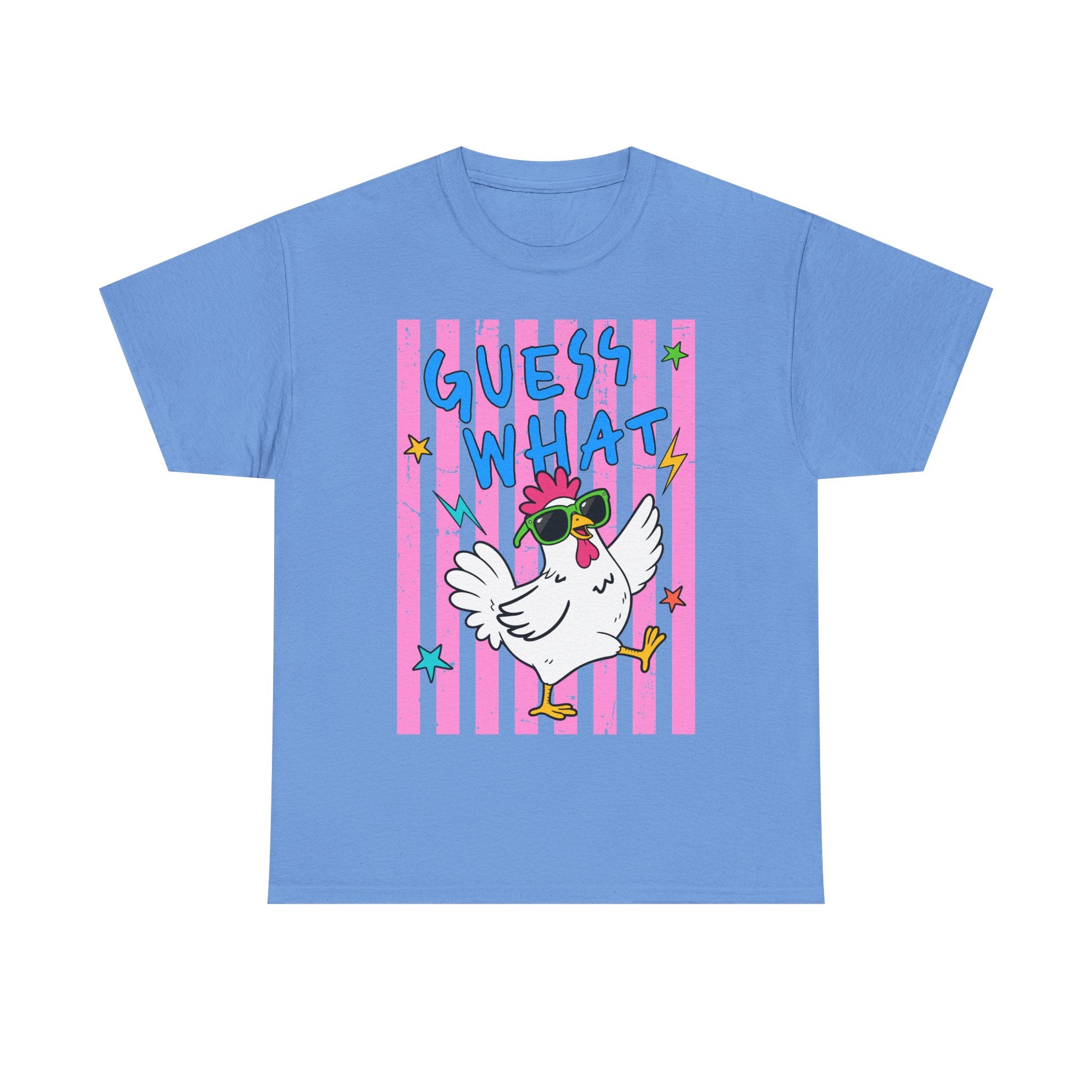 T-shirt « Devine quoi, poulet » | T-shirt amusant avec dessin de poulet