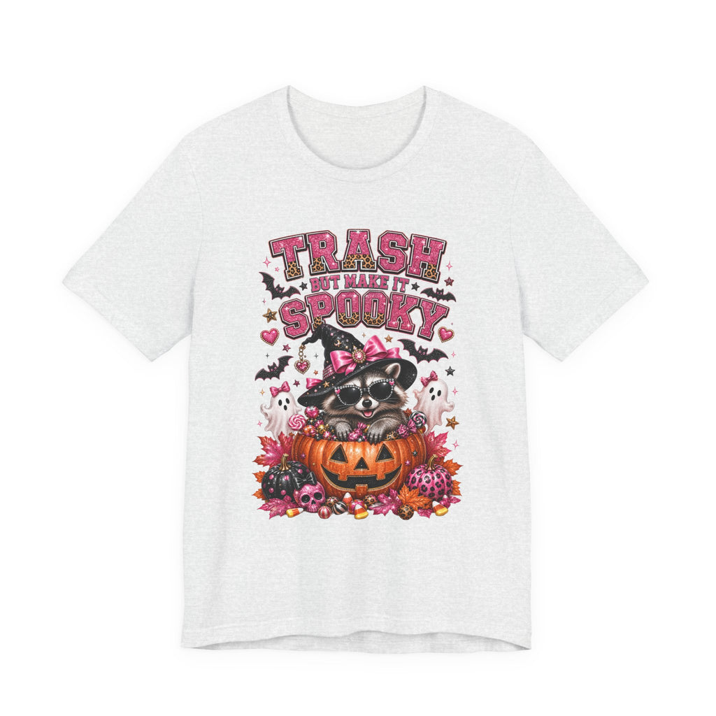 Trash Spooky Tee — Cute Raccoon Halloween Pumpkin Shirt