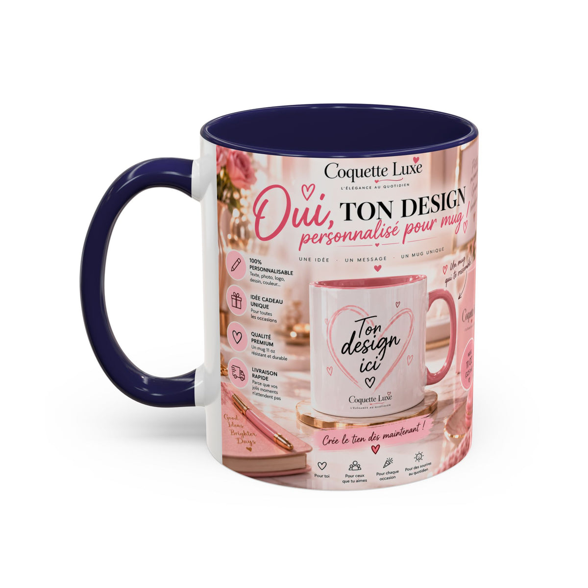 Personalized Coffee Mug — Custom Design, Photo & Name | 11oz