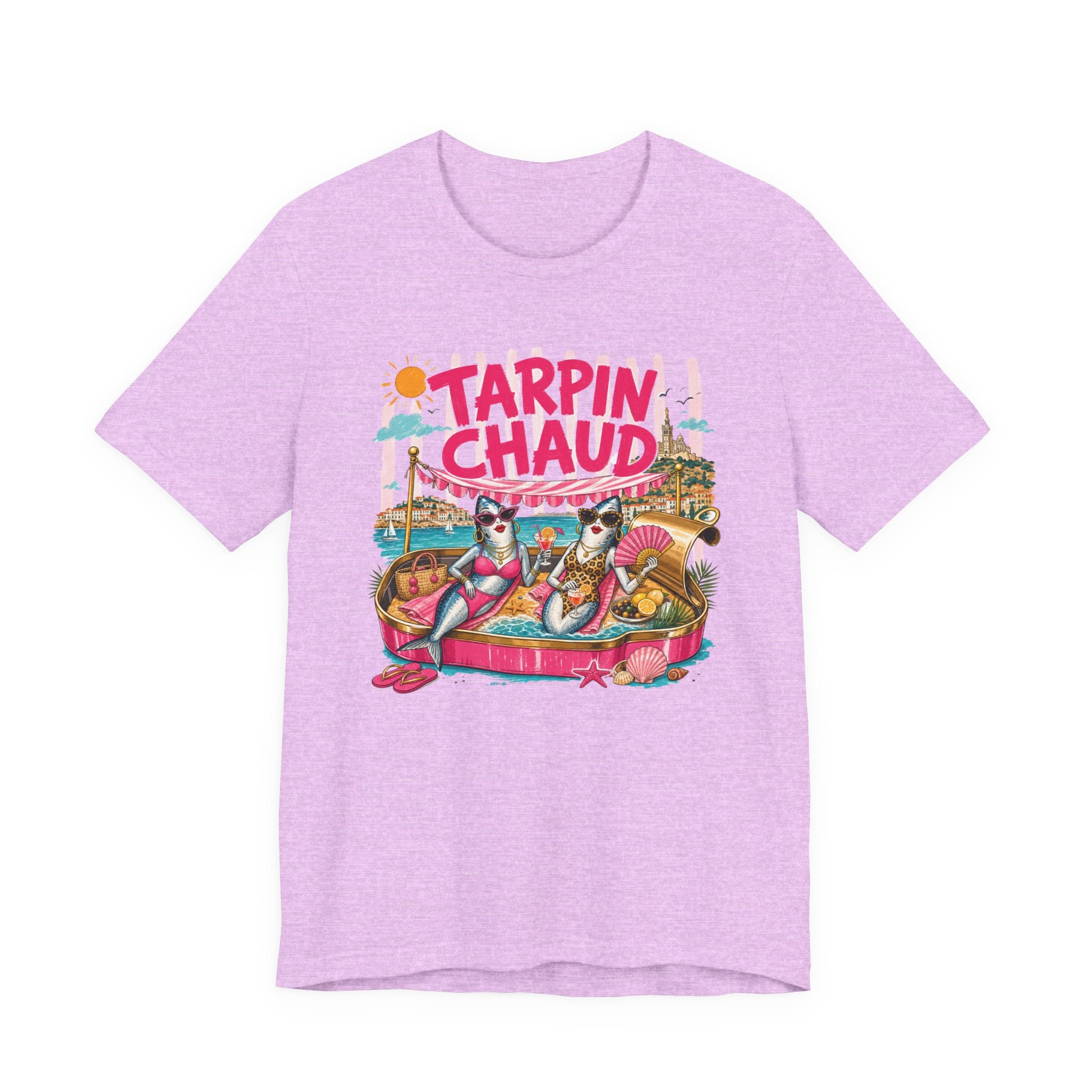 Tarpin Chaud | T-shirt Marrant Sardines de Marseille | T-shirt d'été Côte d'Azur