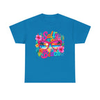 Salty Beach sunglasses floral design T-Shirt | tropical summer vibes