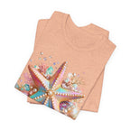 Colorful Starfish Tee | Beach Seashell Ocean Graphic Shirt
