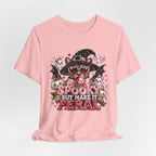 Spooky But Make It Feral Tee — Cute Witch Cat Halloween T-Shirt