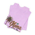 Mama Needs The Beach T-Shirt | Palm Tree, Seashells, Leopard Script