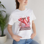 Floating Lobster Graphic Tee — "Current Mood: Floating" Summer Shirt