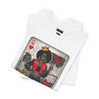 Queen of Hearts Playing Card Tee | Retro Street Art Queen, Love Hearts Design