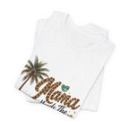 Mama Needs The Beach T-Shirt | Palm Tree, Seashells, Leopard Script