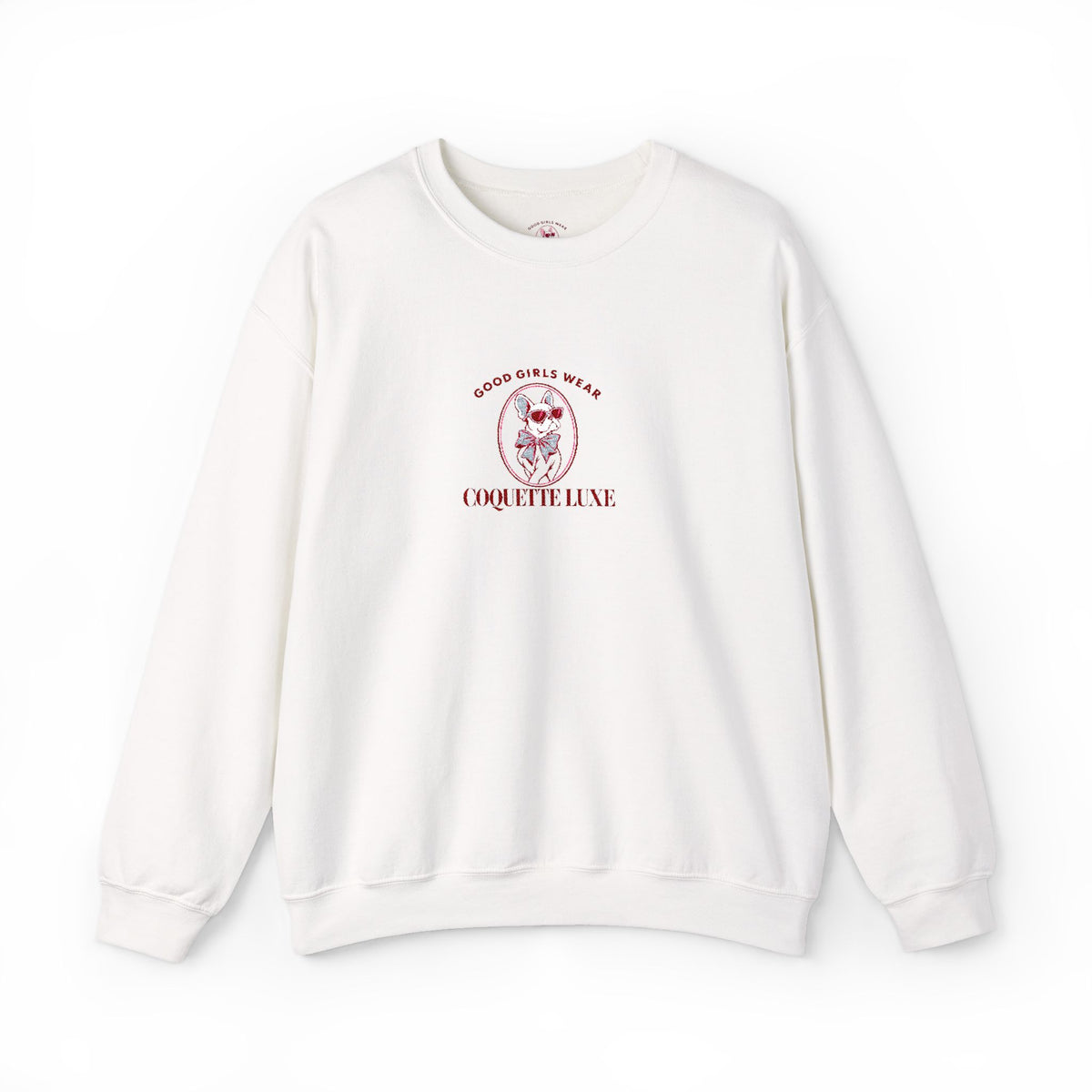 Comfort Crewneck Sweatshirt with 'Coquette Maine' Floral Graphic