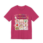 In My Class We Learn We Grow Teacher Illustration T-Shirt | School Icons
