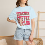 Teacher Coffee Club T-shirt | Coffee Mug Graphic, Teacher Tee