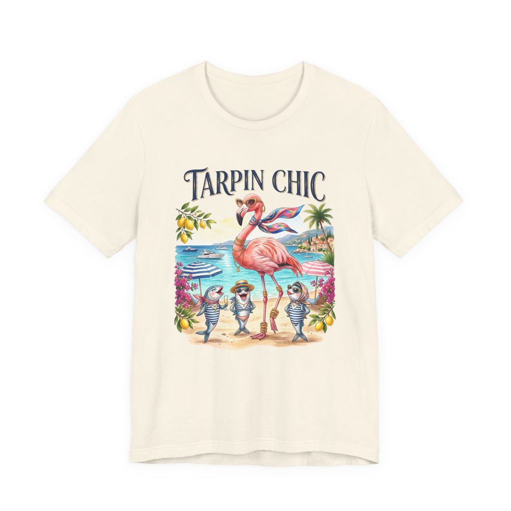 T-shirt Tarpin Chic Flamant Rose