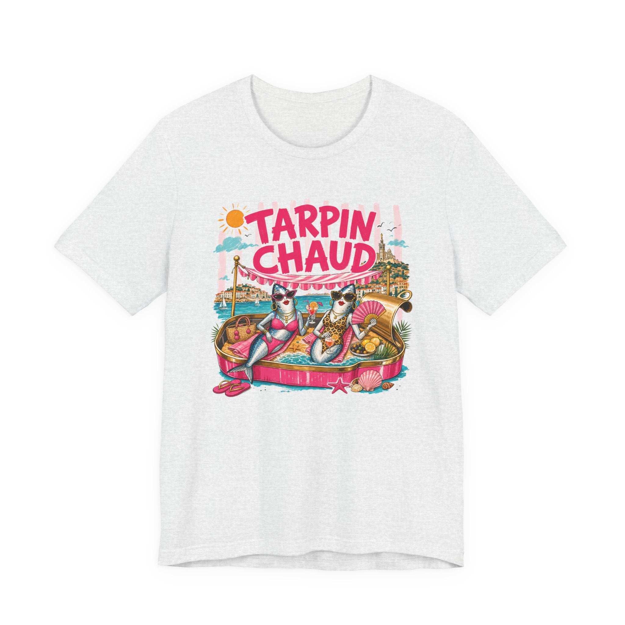 Tarpin Chaud | T-shirt Marrant Sardines de Marseille | T-shirt d'été Côte d'Azur