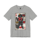 Queen of Hearts Playing Card Tee | Retro Street Art Queen, Love Hearts Design