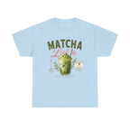 Matcha Latte T-Shirt | Iced Matcha Cup Graphic, Green Tea Tee