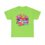 Salty Beach sunglasses floral design T-Shirt | tropical summer vibes
