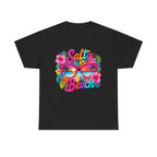 Salty Beach sunglasses floral design T-Shirt | tropical summer vibes