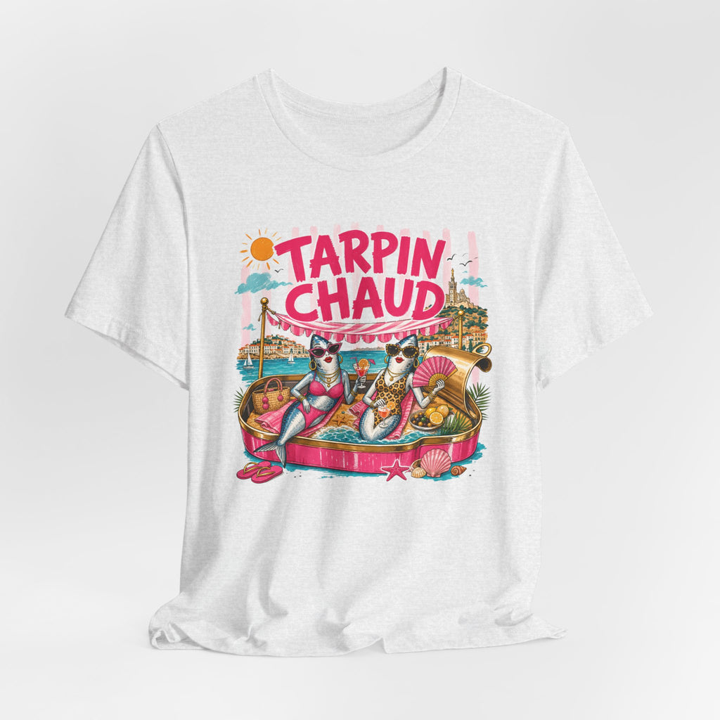 Tarpin Chaud | T-shirt Marrant Sardines de Marseille | T-shirt d'été Côte d'Azur
