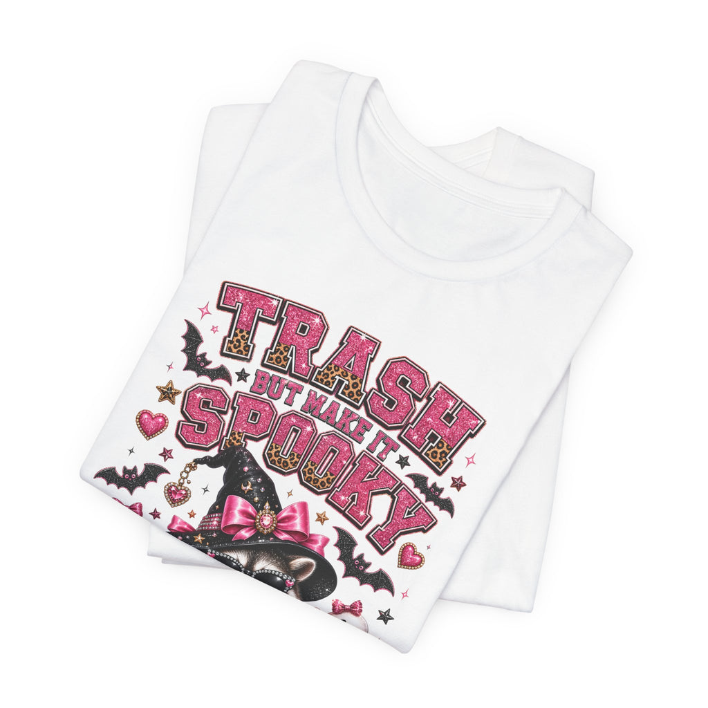 Trash Spooky Tee — Cute Raccoon Halloween Pumpkin Shirt