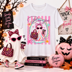 Boo-Jee Ghost Tee — Kawaii Fashion Ghost Graphic T-Shirt with Purse & Coffee