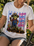 Frog Gardener Graphic Tee — "J'enterrer des choses... peut-être des plantes, peut-être des gens"