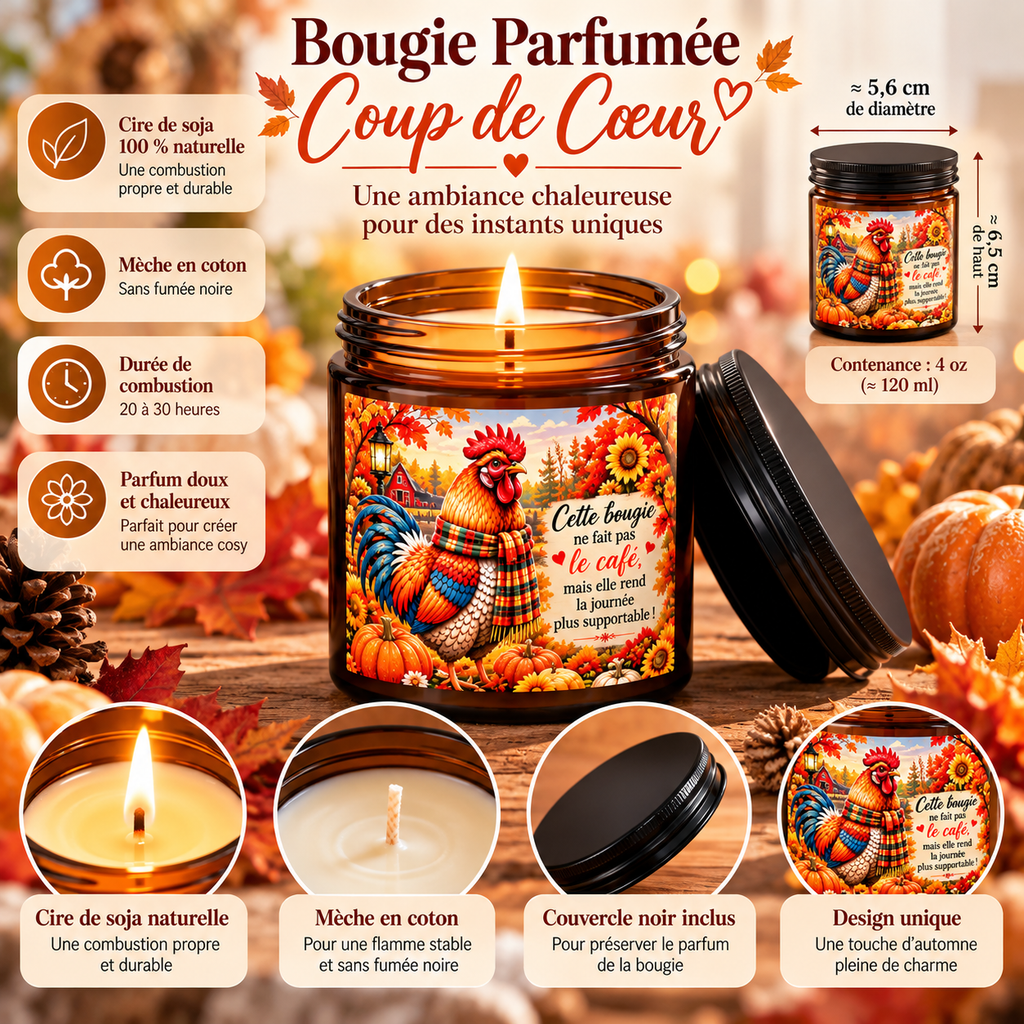 Candle & Enamel Mug Gift Set | Autumn Gift Idea