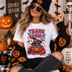 Trash Spooky Tee — Cute Raccoon Halloween Pumpkin Shirt