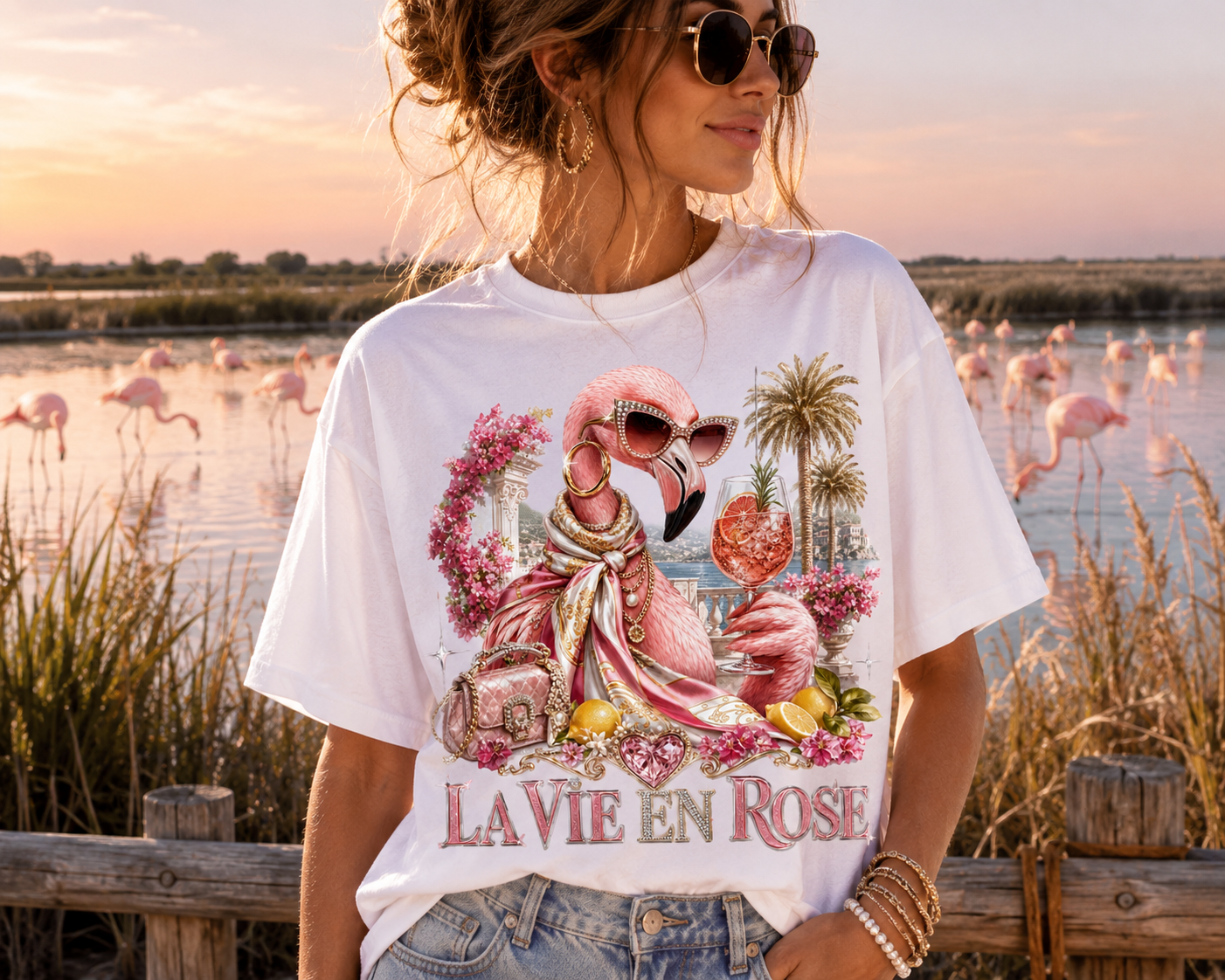 Flamingo Tee