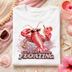 Floating Lobster Graphic Tee —  Summer Shirt