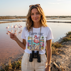 T-shirt Tarpin Chic Flamant Rose