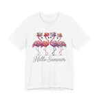 Hello Summer Flamingos T-Shirt | 