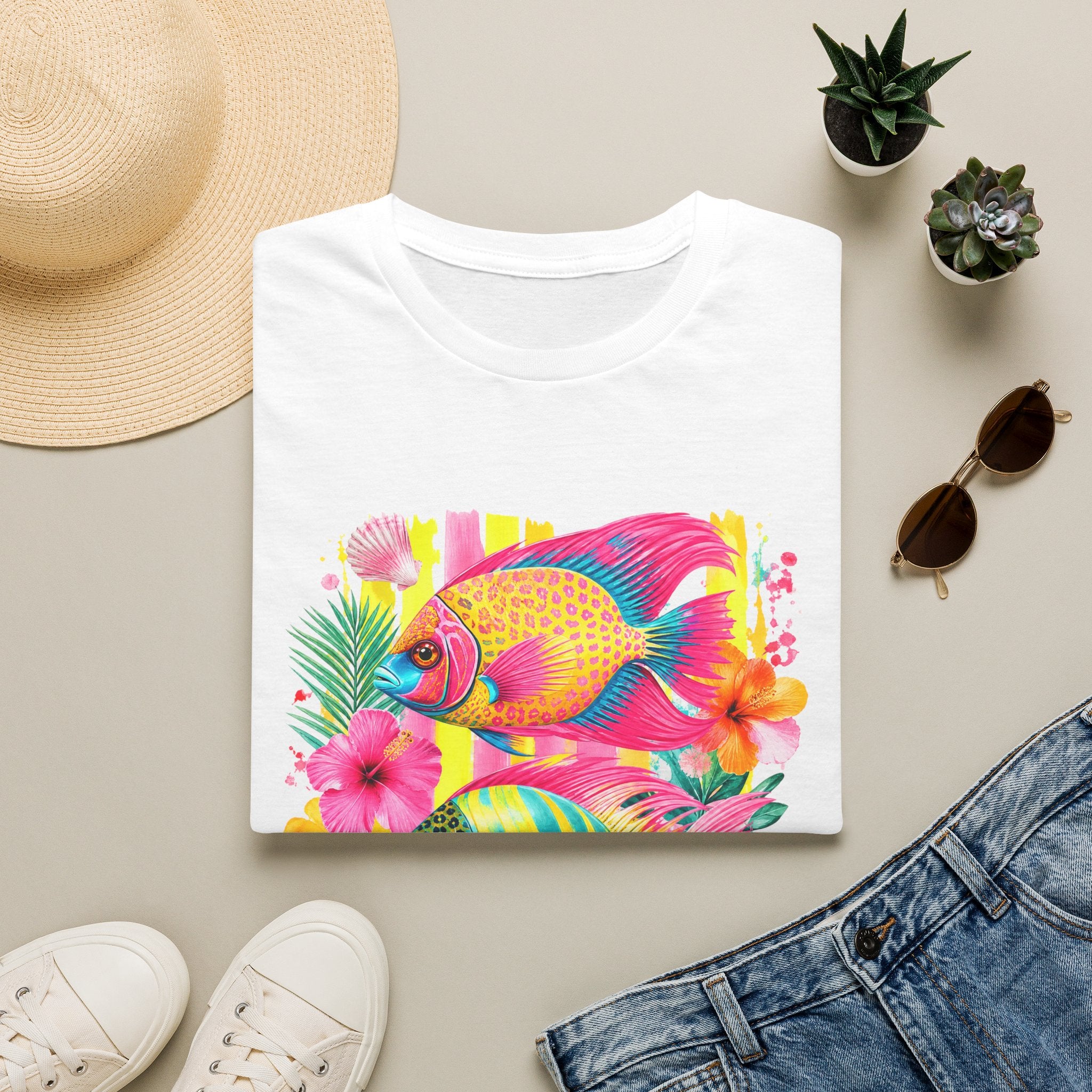 Hibiscus Beach Tee