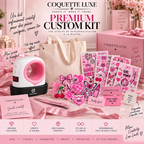 DIY Customization Kit with Mini Heat Press | Coquette Luxe