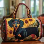 Shoulder Strap Quilted Duffle Bag Animals Pattern Large Capacity Travel Duffel Bag 3D Quilting Craft Tote Bags Sports Gym Bag