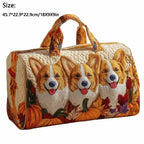 Shoulder Strap Quilted Duffle Bag Animals Pattern Large Capacity Travel Duffel Bag 3D Quilting Craft Tote Bags Sports Gym Bag