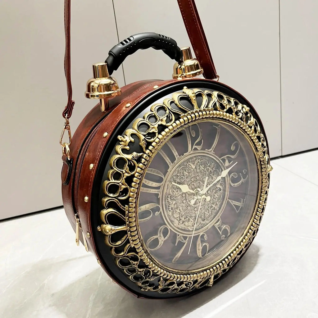 Sac-horloge TimeLuxe™ ⏰👜 — Mode intemporelle, élégance au quotidien